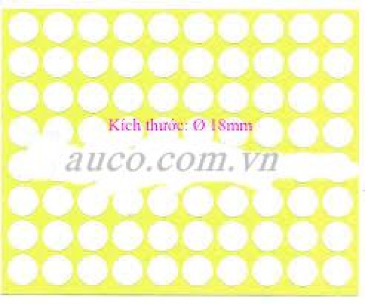 Giấy nhãn Tomy A5 tròn 1cm